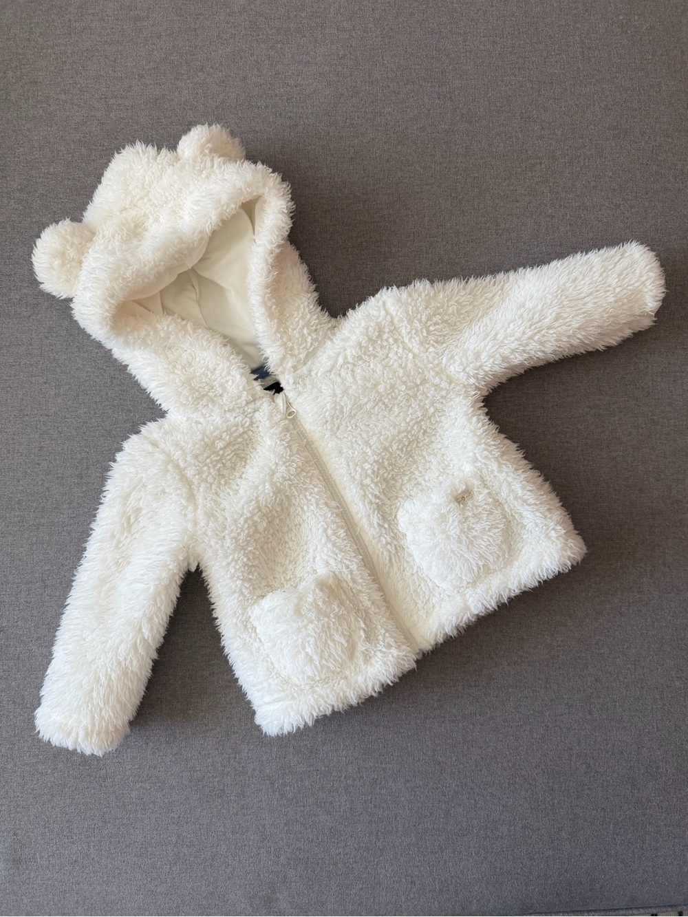 7 for all mankind Cozy Teddy Hooded Baby Jacket